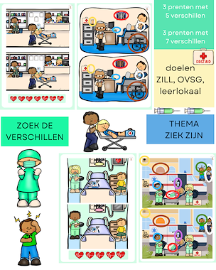 Lesmateriaal True uit de collectie ziek-zijn van onderwijs lesmaterialen van auteur little play friends