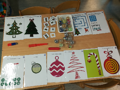 Lesmateriaal Ontdekkaarten magneten Kerst STEM van auteur juf Vicky derde kleuterklas slide 2