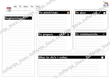 Lesmateriaal Teacher Planner - dagplanning van auteur Superleerkracht slide 2