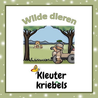 Lesmateriaal THEMABUNDEL: WILDE DIEREN van auteur Kleuter Kriebels