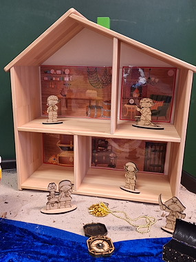 Piratenhuis achtergronden (Ikea poppenhuis)