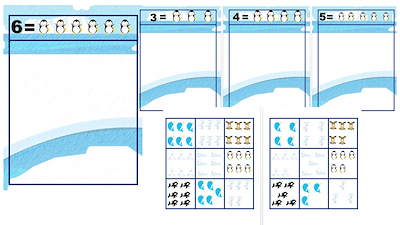Lesmateriaal pooldieren: groter/kleiner dan, gelijk aan + ruimtelijk spel van auteur Little Play Friends slide 2