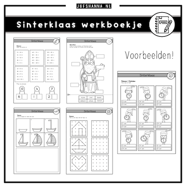 Lesmateriaal Thema Sinterklaas | Werkboekje groep 4 van auteur Juf Shanna slide 2