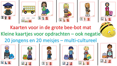 Lesmateriaal Bee-bot: Kinderen op de schoolbus van auteur Little Play Friends slide 3