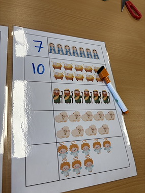 Lesmateriaal Kerst rekenwerkblad  van auteur Jeanine slide 3