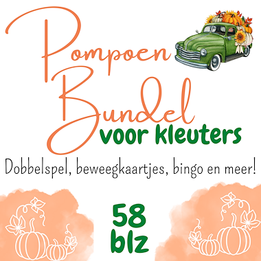 Lesmateriaal Pompoen bundel kleuters | Herfst Halloween activiteiten  van auteur My Teacher Shares