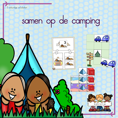 Lesmateriaal samen op de camping van auteur katrotje