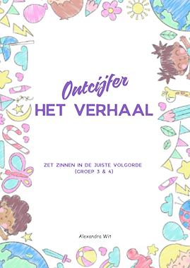 Lesmateriaal Ontcijfer het verhaal van auteur Alexandra Wit slide 1