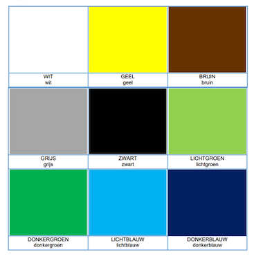 Lesmateriaal Praatmuur: kleuren en vormen  van auteur kleutermaterialen_diy