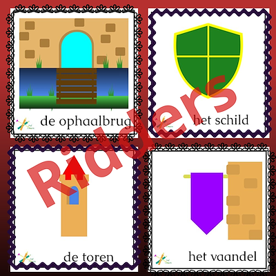 Lesmateriaal BeeBot kaarten ridders van auteur Juffrouw Laura