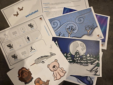 Lesmateriaal Taalrijk met prentenboeken - wolfje wil naar huis van auteur CreabeeS slide 4