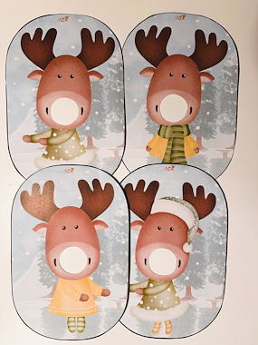 Lesmateriaal Speeldeksel digitaal - Rudolf het rendier van auteur Little Play Friends slide 2