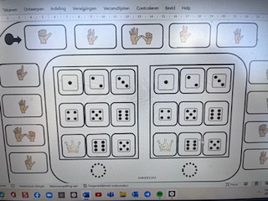Lesmateriaal roll and cover : bingo ganzenbord mat dobbelsteenbingo van auteur juf Anneke