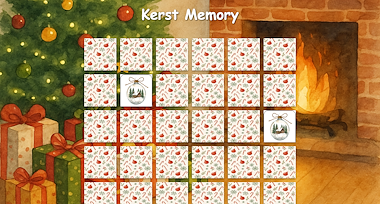 Lesmateriaal Memory Kerst (computerpagina)  van auteur Juf Rebecca slide 1