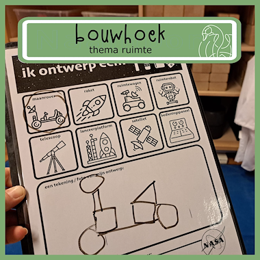 Lesmateriaal bouwhoek - thema ruimte van auteur Zwaanzinnig onderwijs slide 1