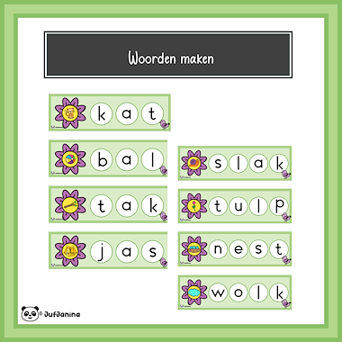 Lesmateriaal Bundel Bloemen van auteur Juf Janina slide 2