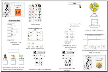 Lesmateriaal Themabundel 'Creatief met kinderliedjes'  van auteur juf Marjolijn slide 2