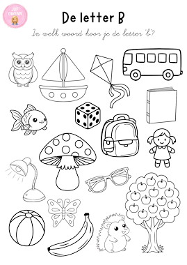 Lesmateriaal Taal: Waar hoor ik de letter? van auteur Juf Gwenn slide 3