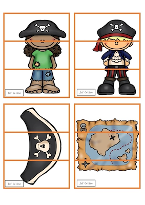 Lesmateriaal Thema: Piraten van auteur Juf Celine slide 3