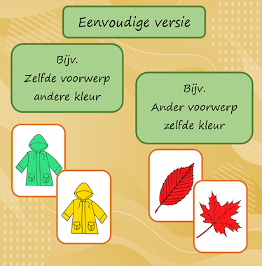 Lesmateriaal Zoek dezelfde (Halli Galli) herfst van auteur Jabbedabbedoe slide 3