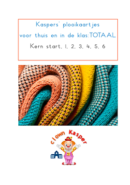 Lesmateriaal Kaspers' plooikaartjes totaal: kern S tot 6 van auteur Gratis leuke leesboekjes