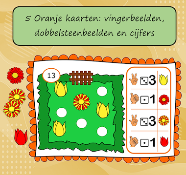 Lesmateriaal Plant evenveel bloemetjes in de tuin van auteur Jabbedabbedoe slide 3