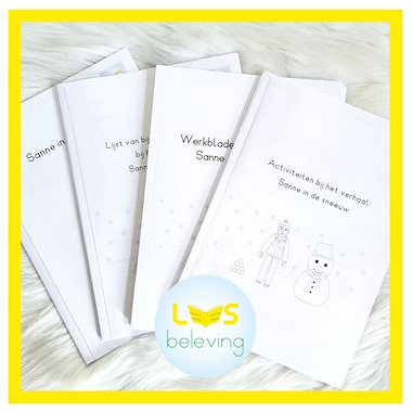 Lesmateriaal Lees beleving - thema winter van auteur Mama Duizendpoot slide 1