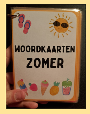 Lesmateriaal Plakmap zomer van auteur Kleuterjuf Amber slide 3