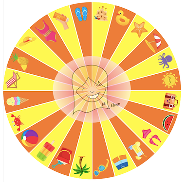 Lesmateriaal Bingo thema zomer van auteur juf Eileen slide 1