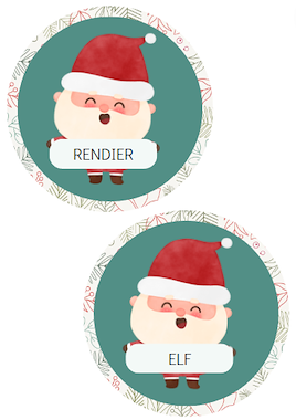 Lesmateriaal Woorden maken thema kerstmis hoofdletters van auteur Kleuterjuf_floor slide 3