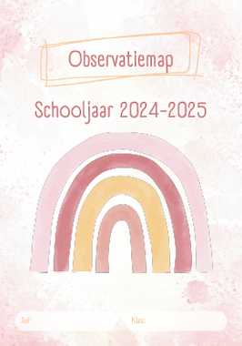 Lesmateriaal Observatiemap Roze van auteur Juf Billie