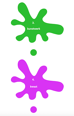 Lesmateriaal Wandeldictee - thema kunst van auteur Eenkijkjeindeklas slide 3