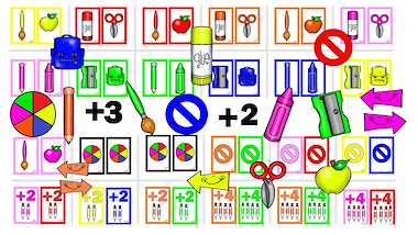 Lesmateriaal Naar school - MEGA -UNO-spel van auteur Little Play Friends slide 2