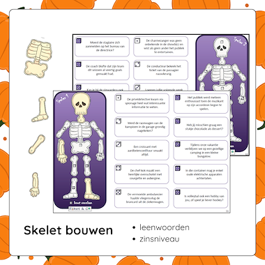 Lesmateriaal Leesspelletjes Halloween AVI E5 en hoger van auteur Raket en Co slide 2