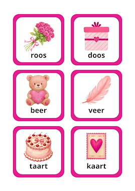 Lesmateriaal Valentijn Rijm Memory – Spelend Rijmen voor Kleuters van auteur Juf_C slide 3