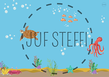 Lesmateriaal speeltafel onderwaterwereld: achtergronden  van auteur Juf Steffi slide 4