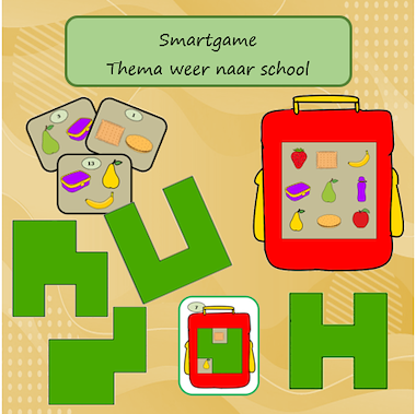Lesmateriaal smartgame weer naar school van auteur Jabbedabbedoe