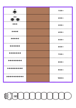 Lesmateriaal tafel van 8 inzichtelijk maken van auteur Juf Kitty B slide 2