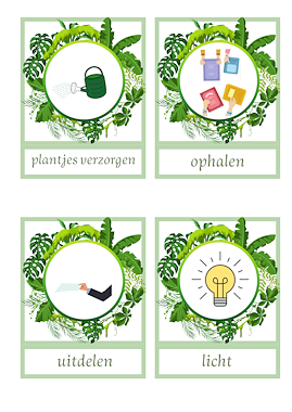 Lesmateriaal Dagritme kaarten JUNGLE van auteur Superleerkracht slide 2