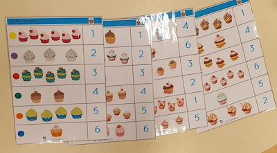 Lesmateriaal Primo Piccolo / Logico Cupcakes van auteur Juf Sandra