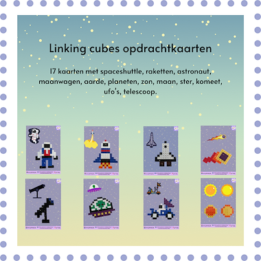 Lesmateriaal Linking cubes ruimte juf Vicky van auteur juf Vicky derde kleuterklas
