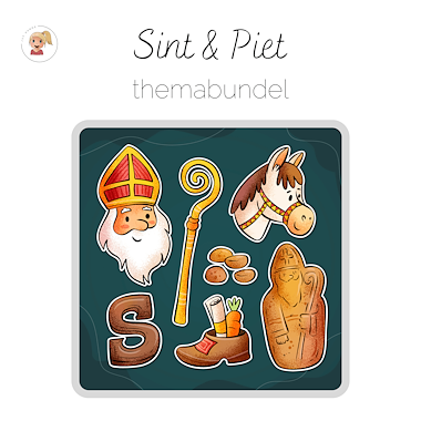Lesmateriaal Sint & Piet - themabundel van auteur Juf Hanne_