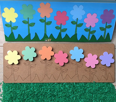 Lesmateriaal Bloemenveld met opdrachtkaarten van auteur Little Play Friends slide 4