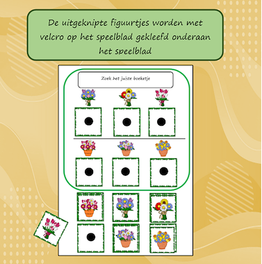 Lesmateriaal Spelletjesbundel Plakmap Busybook Lente van auteur Jabbedabbedoe slide 3