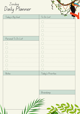 Lesmateriaal Teacher planner / agenda Jungle van auteur Superleerkracht slide 4