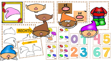 Lesmateriaal MEGA kabouter sorteerspel van auteur Little Play Friends slide 3