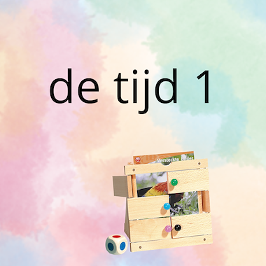 Lesmateriaal AN - de tijd (deel 1) - spel 10: raad het plaatje van auteur Peggy Van Rompaey