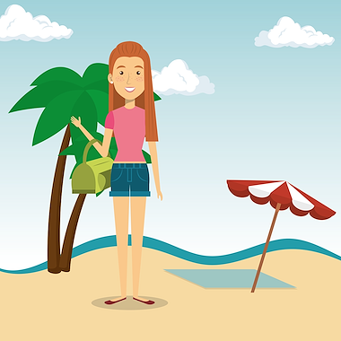 Lesmateriaal Kim en Sim op het strand van auteur Gratis leuke leesboekjes