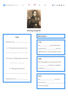 Lesmateriaal De koningen van België van auteur Juf Tessa deelt slide 3