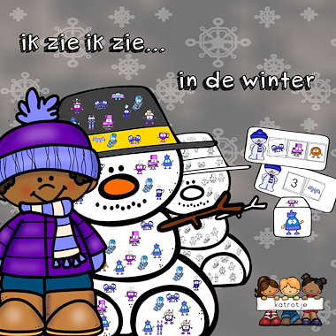 Lesmateriaal ik zie ik zie in de winter van auteur katrotje slide 1